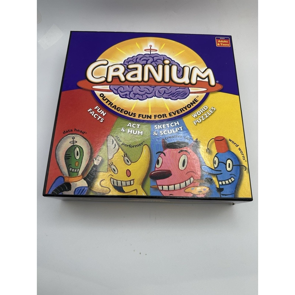 Original Cranium Board Game Complete 2002 The Game‎ For Your Whole Brain Family